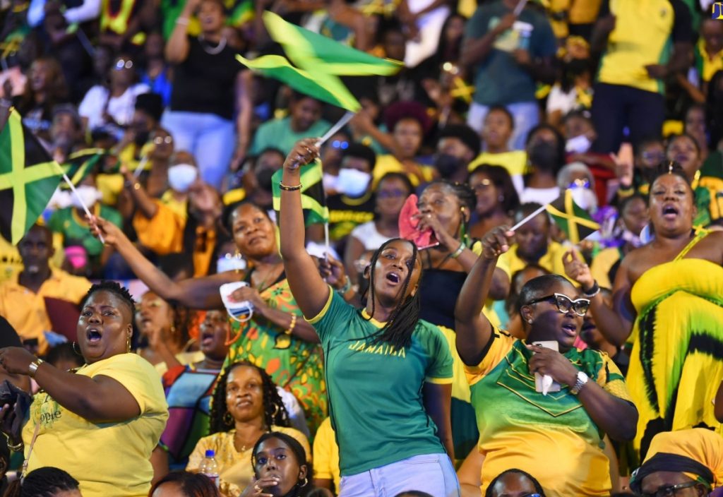 Jamaicans celebrating at Grand Gala