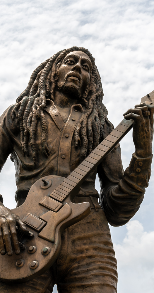 Bob Marley Statue in Jamaica