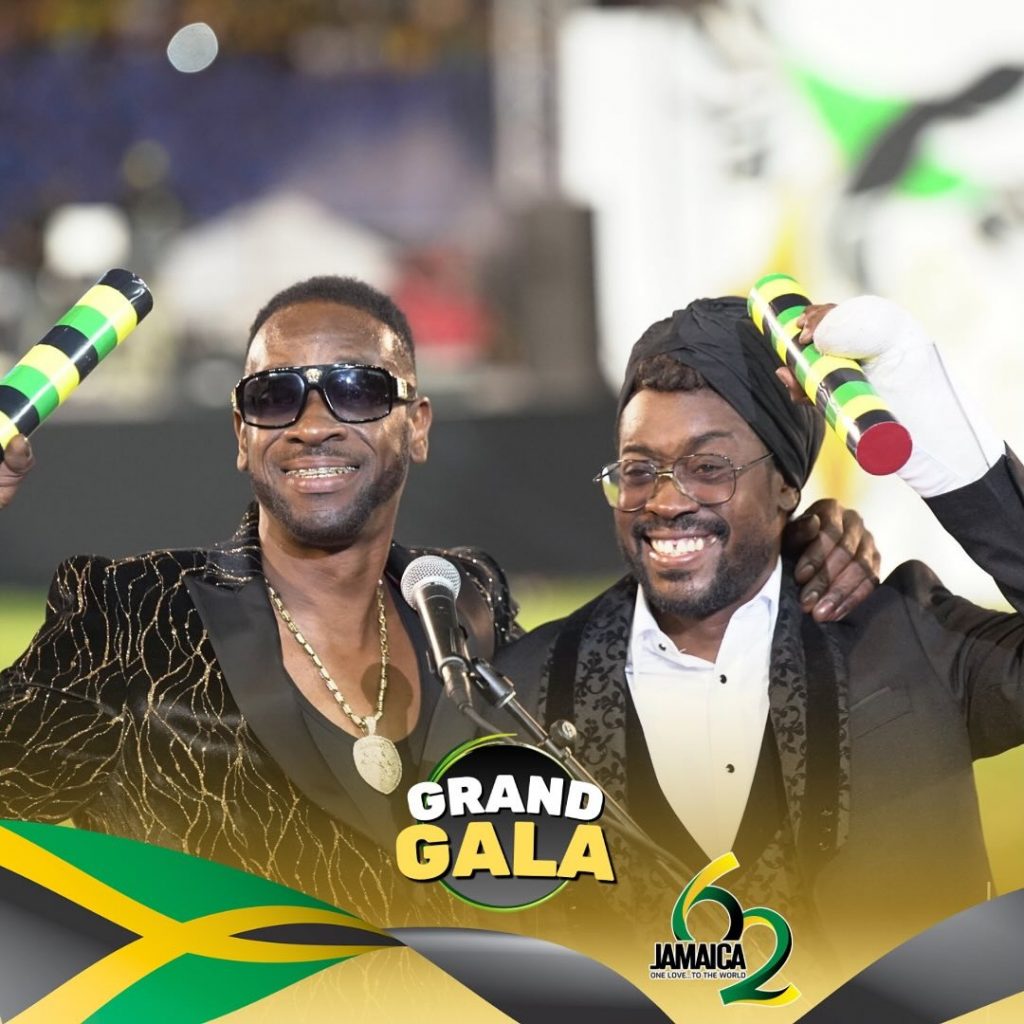 Bounty Killer and Beenie Man receiving Order of Distinction award