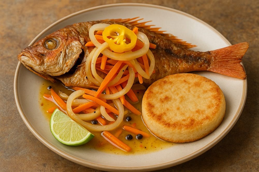 Jamaican Fish and Bammy