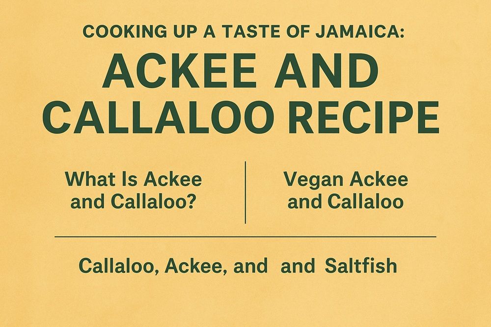 Vegan Ackee and Callaloo recipe
