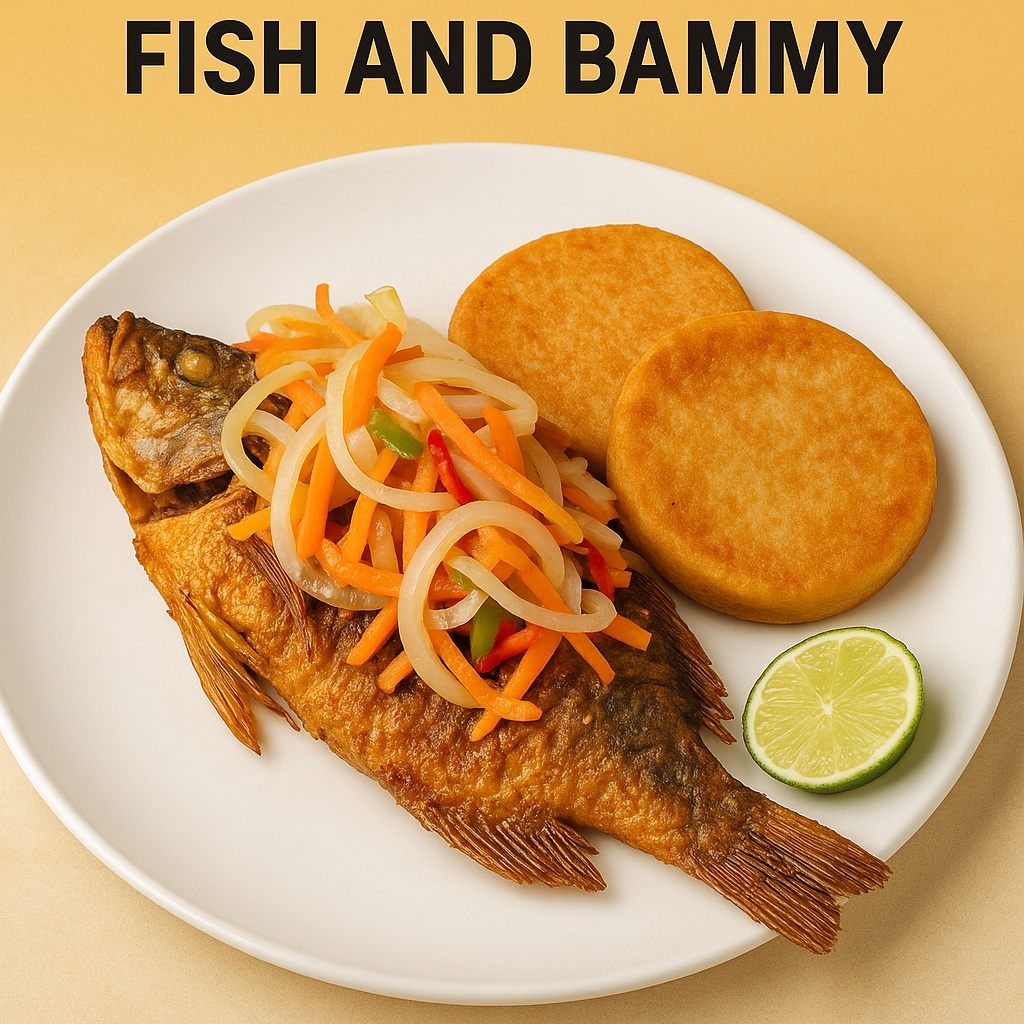 fish and bammy